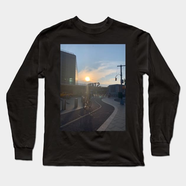 Staten Island Ferry, Manhattan, NYC Long Sleeve T-Shirt by eleonoraingrid